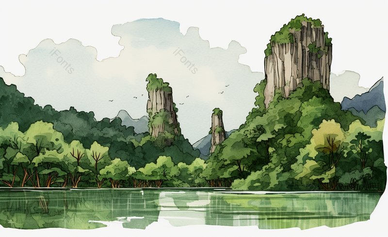 武夷山5A景区,插画/手绘图,插画/手绘图库,插画/手绘图下载,插画/手绘